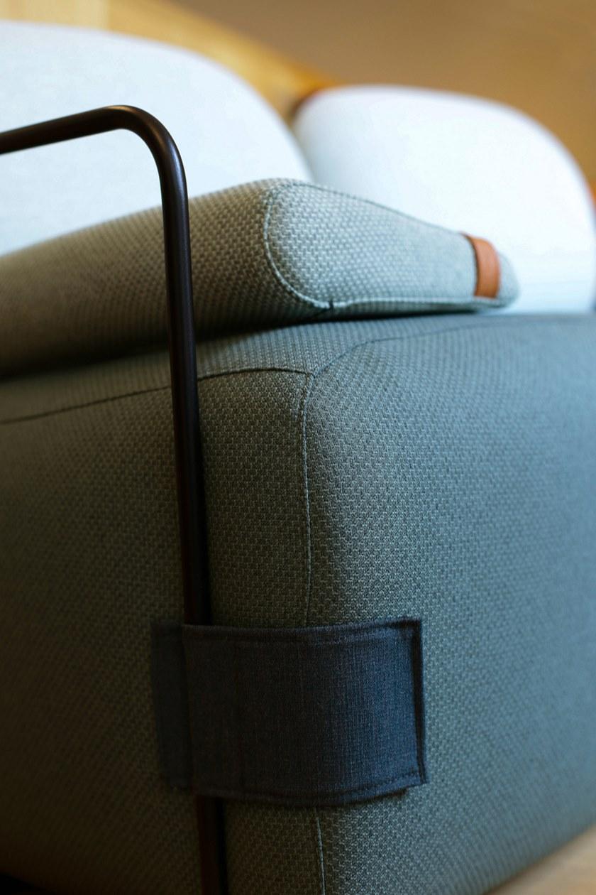 Marine Peyre Editions 2-местный диван из переработанной ткани Gabriel® sun-id-1383026 - Вид №3