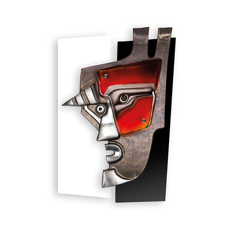 68183 Панно "Архимед", красное/чёрное, 570/850 мм Maleras 