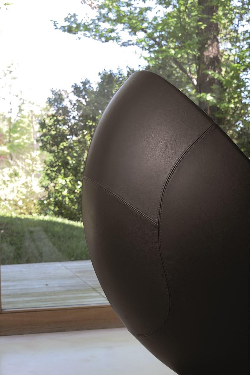 i 4 Mariani Вращающееся кресло с кожаной обивкой sun-id-1465131 - Вид №8