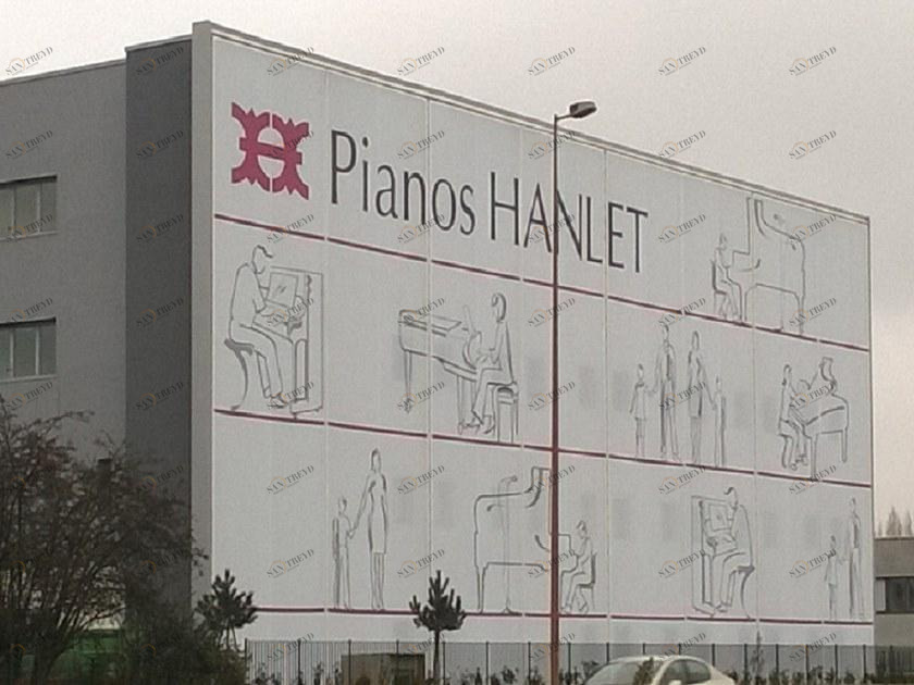 Solaris Tende Текстильный фасад с натянутым холстом и цифровой печатью Facetex sun-id-1458678