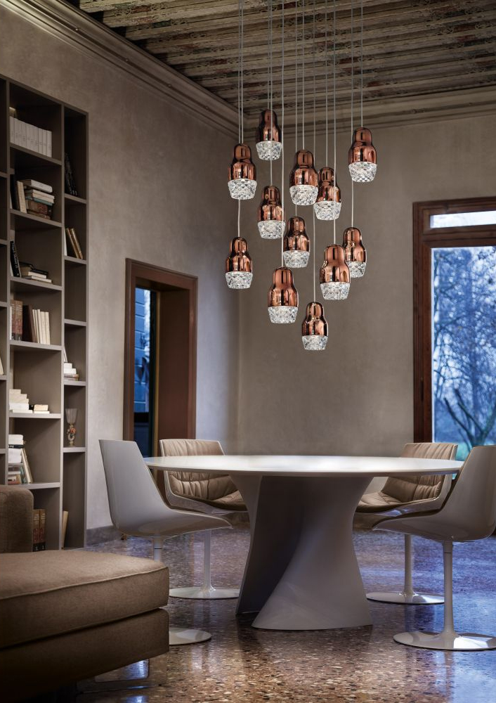 Подвесной светильник SP FEDOR 1 Bronze от Axo Light AXO LIGHT ДИЗАЙНЕРСКИЕ 243098 Прозрачный;бронзовый  - Вид №4