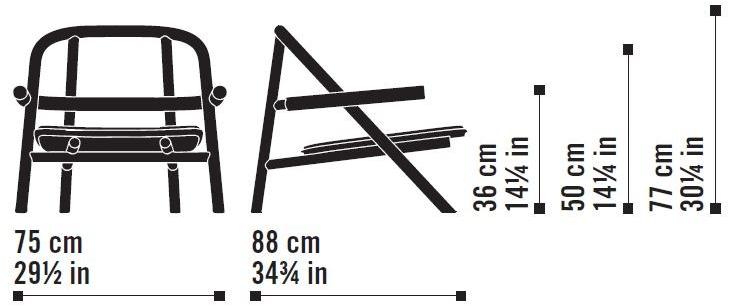 Very Wood Садовое кресло Iroko с подлокотниками Unam out sun-id-1473842 - Вид №4