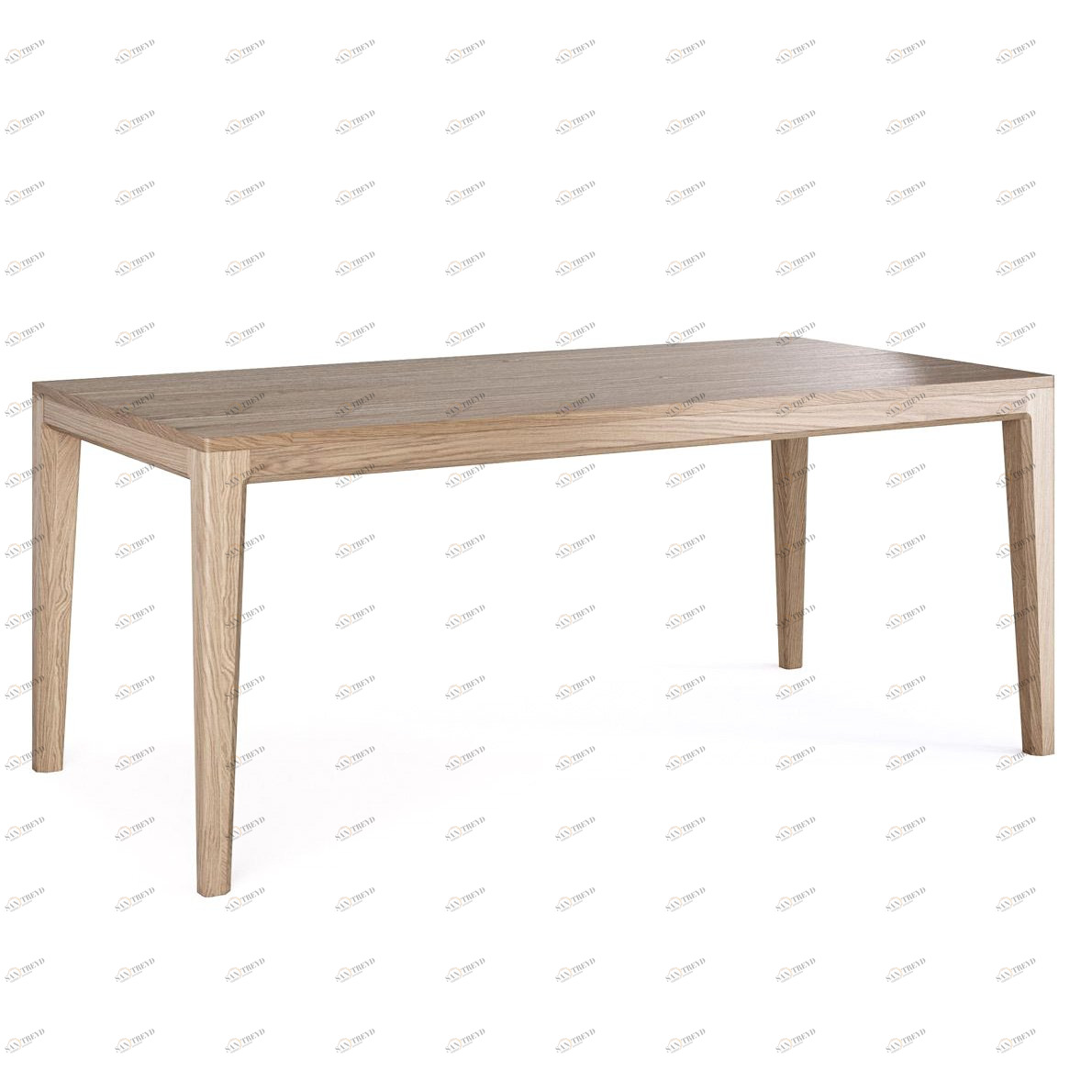 Обеденный стол прямоугольный осветленный дуб 180 см Mavis THE IDEA  210059 Дуб сонома;бежевый 