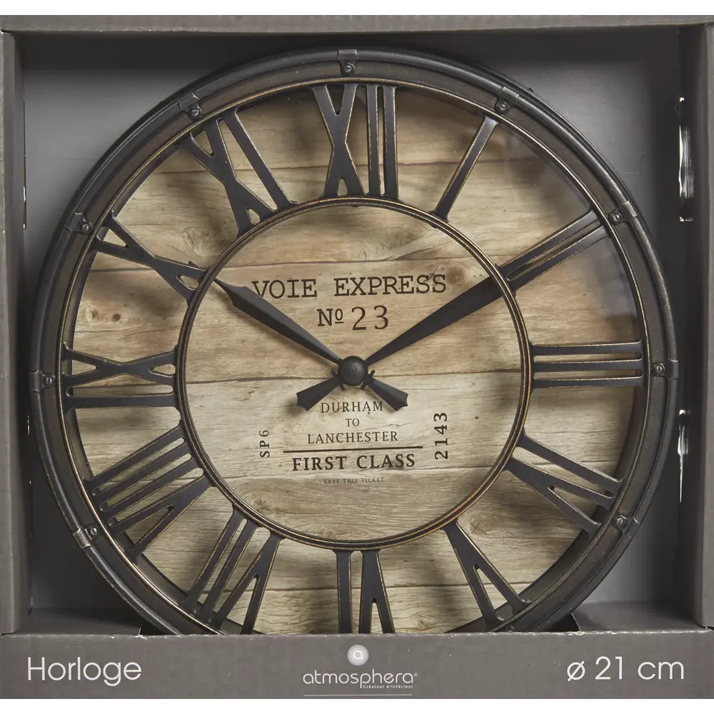 Часы настенные винтажные «Voie Express» 21 см 82471871 STLM-2110351 Atmosphera  - Вид №3