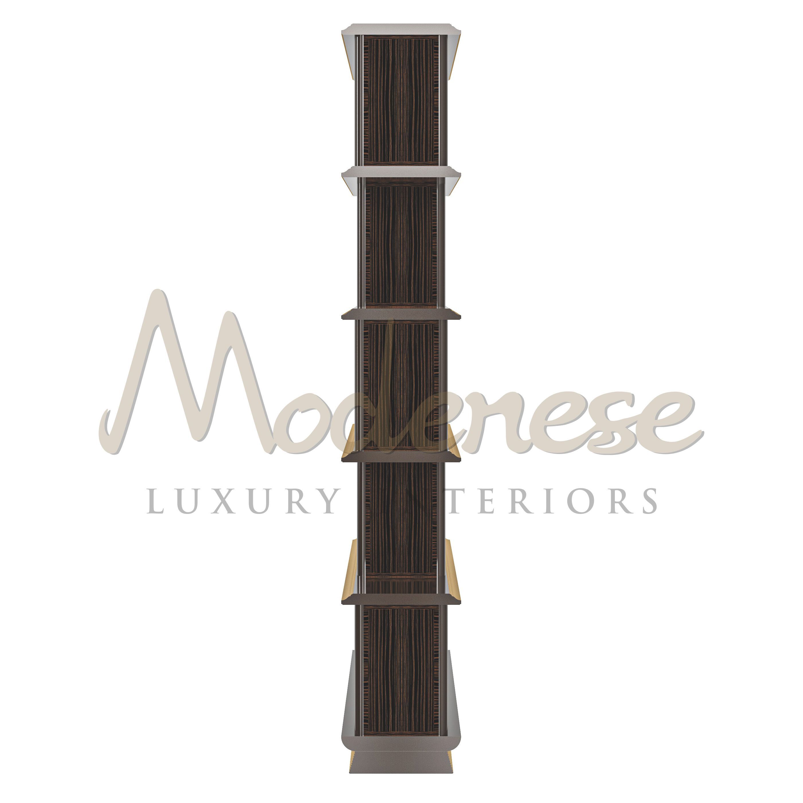 Черный день самонесущий офисный книжный шкаф Modenese Luxury Interiors BRICKS ARCH-00056161 - Вид №3