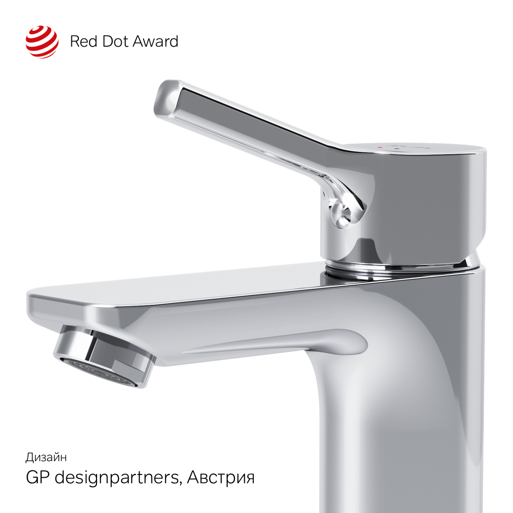 F85B02100 смеситель для умывальника излив 100 мм хром шт AM.PM X-Joy S  - Вид №8