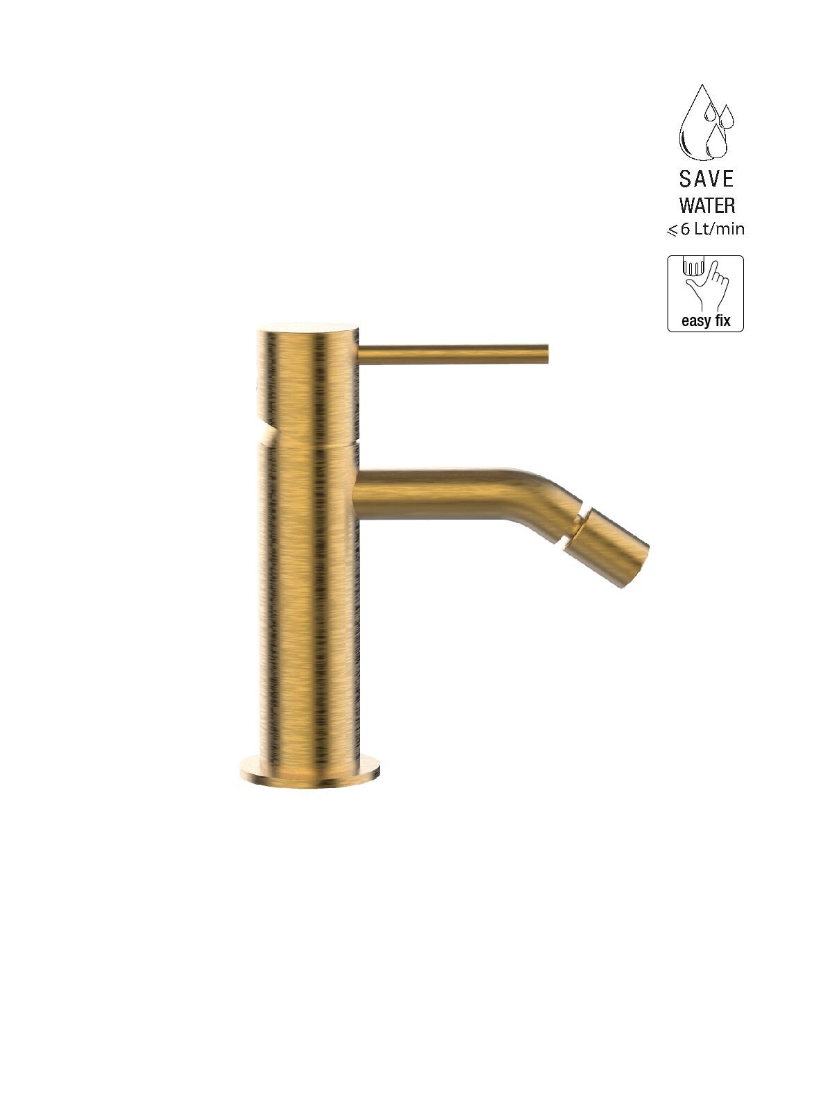 Однорычажный смеситель для биде без слива Rubinetterie Frattini Pepe XL ARCH-00007840 - Вид №4