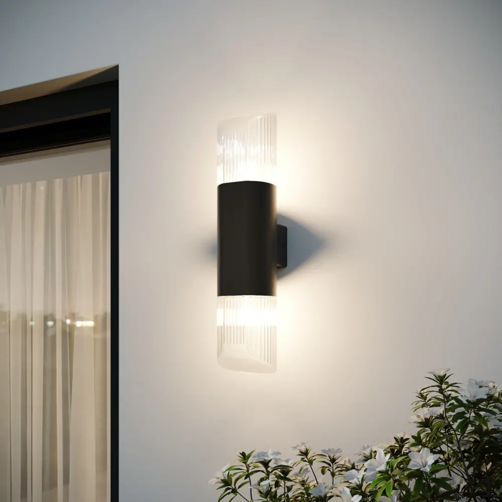 Настенный уличный светильник Kreaforta Taal с двумя плафонами 89386816 STLM-1576472