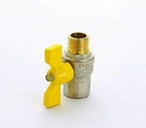 Кран шаровый FIV для газа 3/4" НВ FUTURGAS бабочка