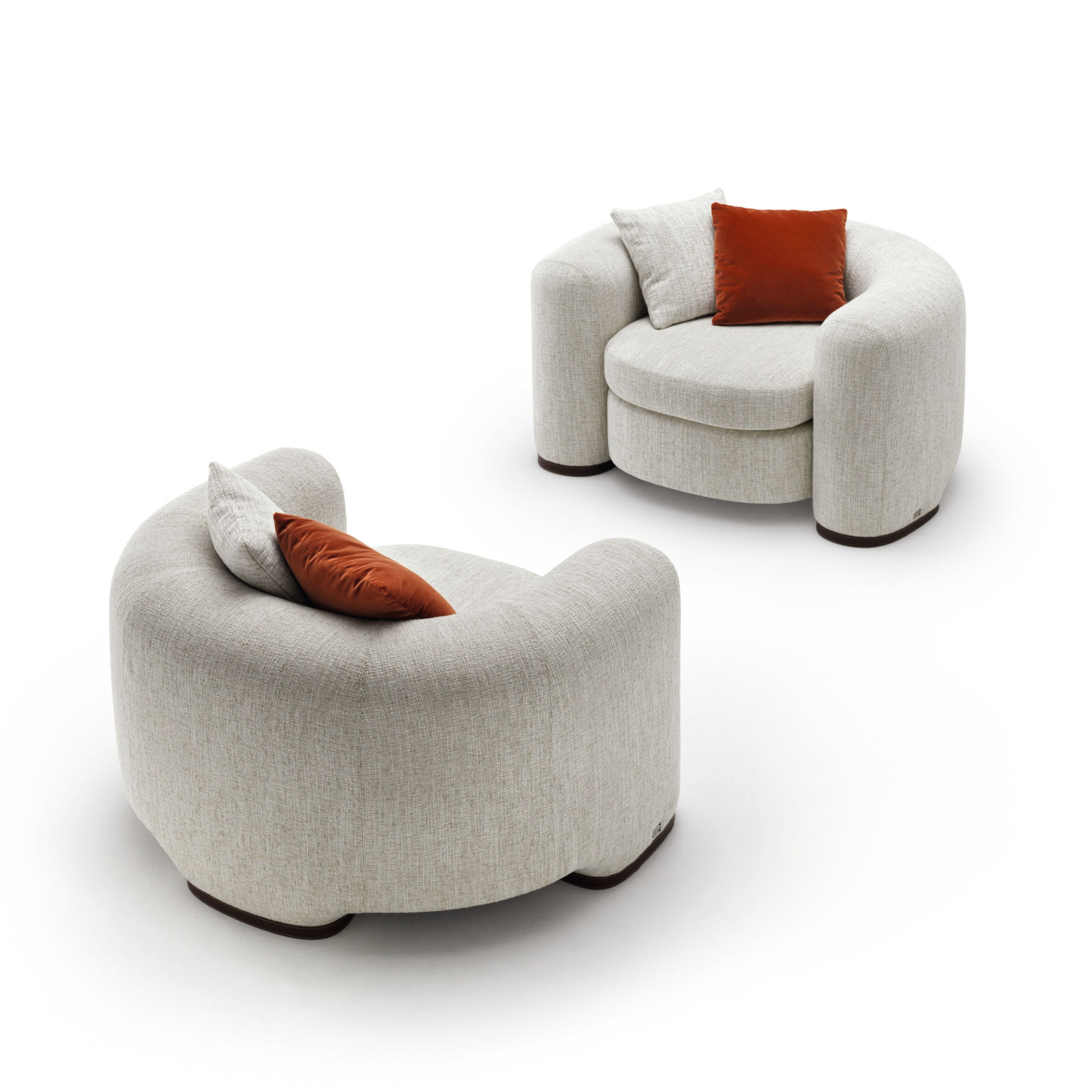 Тканевое кресло с подлокотниками CEPPI коллекция 2024 ARCH-00104571 - Вид №1