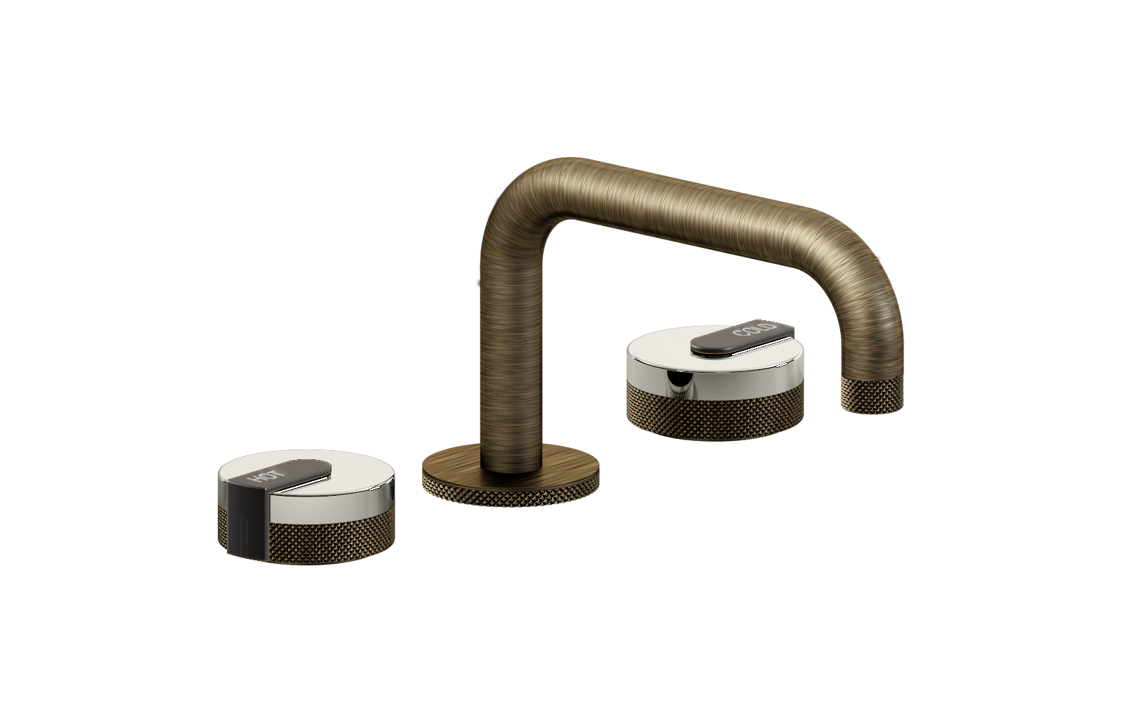 E-11510-R1PC-L1GM-VBB Смеситель для умывальника на 3 отвертия GRAFF MOD+