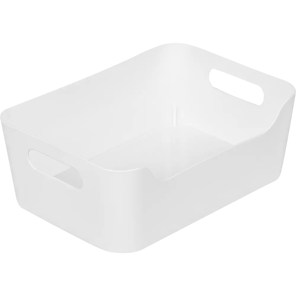 Комплект корзин Scandi 24x9x17 см пластик цвет белый 3 шт БЫТПЛАСТ Эконова STLM-2041709 - Вид №1