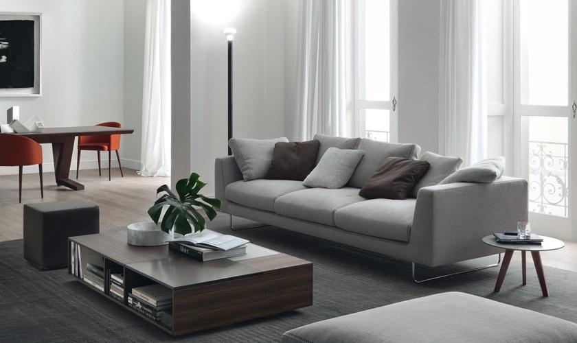 JESSE 3-местный диван-санки из ткани Brian sun-id-1475493 - Вид №1