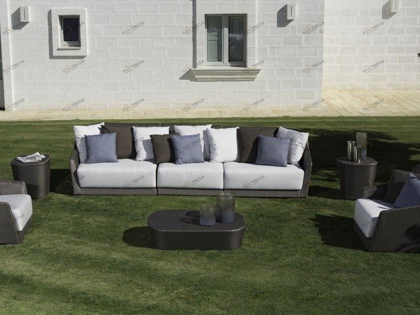 Braid Модульный садовый диван из синтетического волокна Mood sun-id-1395375