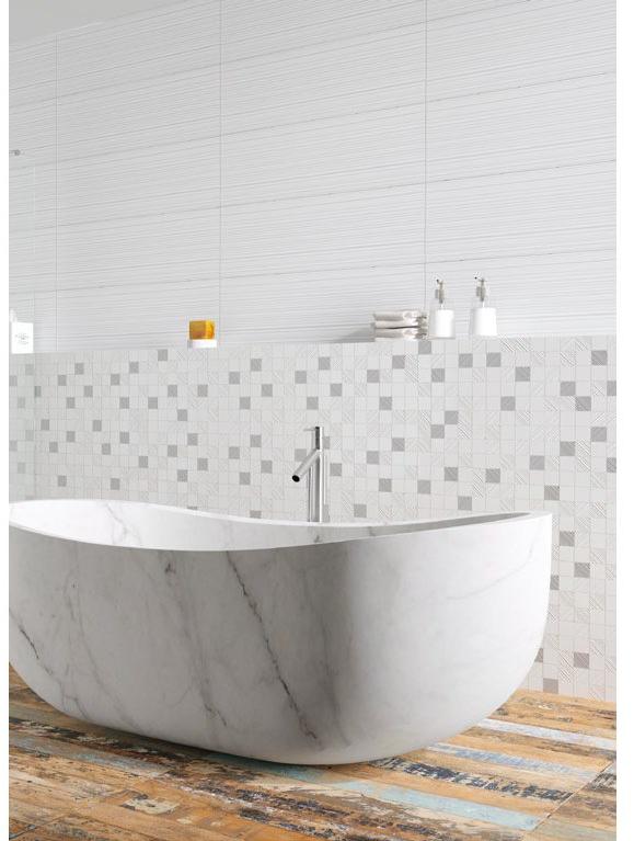 Aparici Объемная белая плитка для стен Neutral sun-id-1362298 - Вид №7