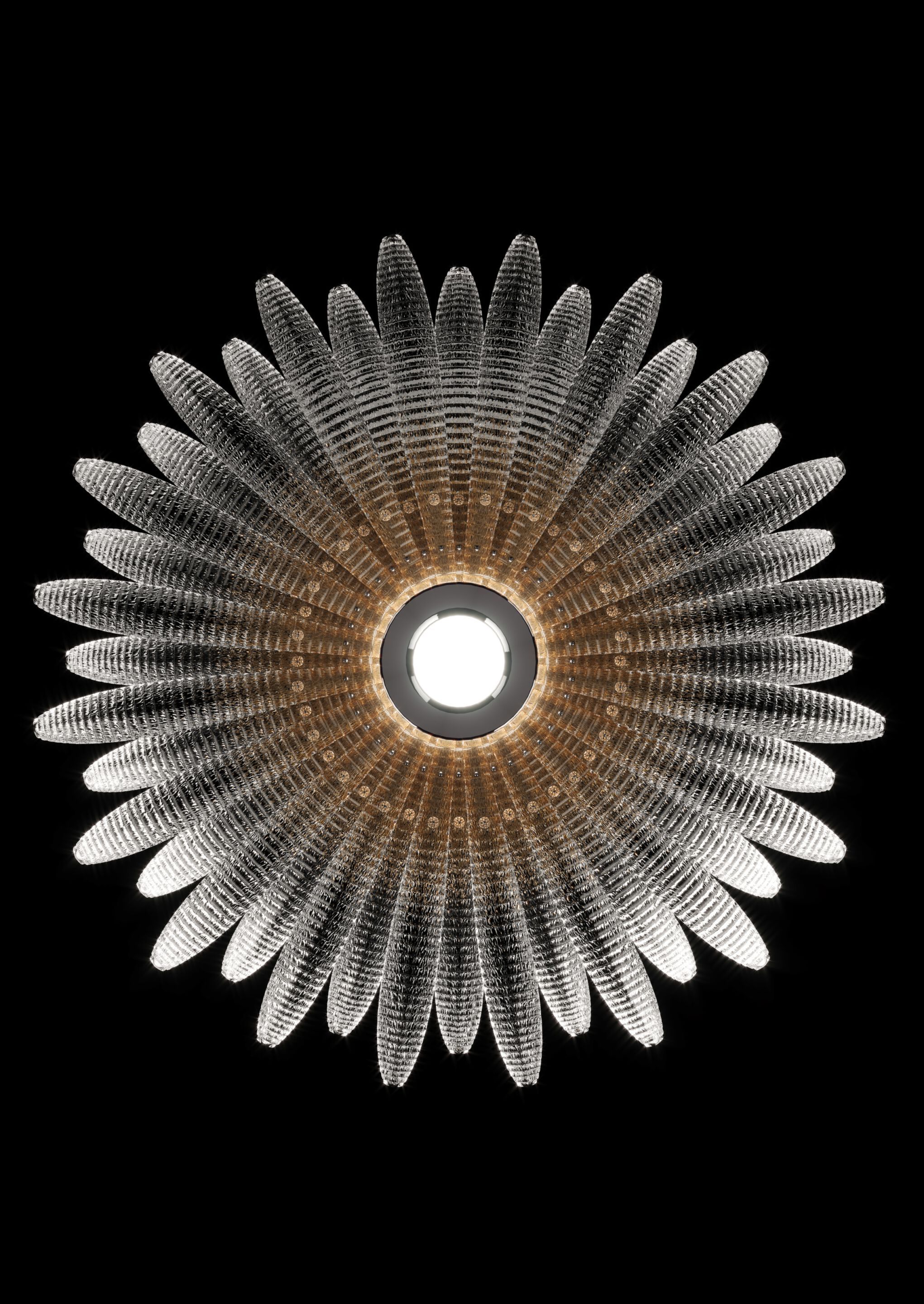 Венецианский Кристалл ручной работы потолочный светильник Barovier&Toso Агава ARCH-00141042 - Вид №3