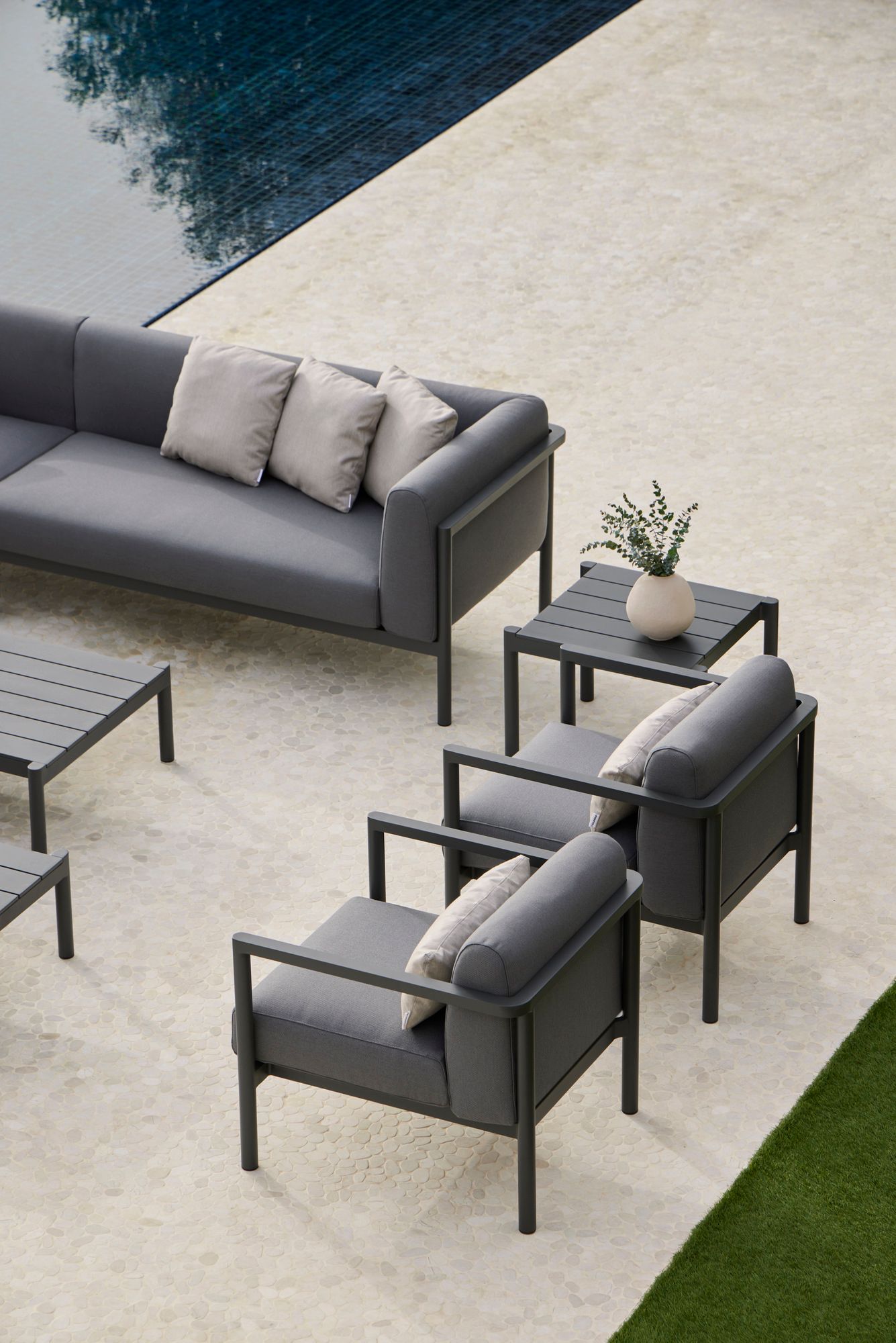 Тканевое садовое кресло с подлокотниками POINT Origin ARCH-00038706 - Вид №2