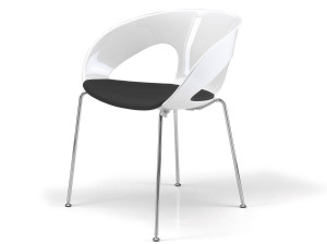 Поликарбонатный стул с открытой спинкой