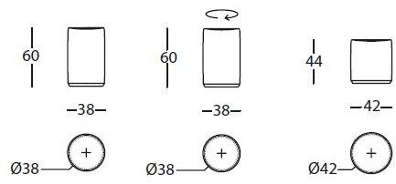 Sancal Круглый пуф из ткани Dividuals sun-id-1381316 - Вид №10