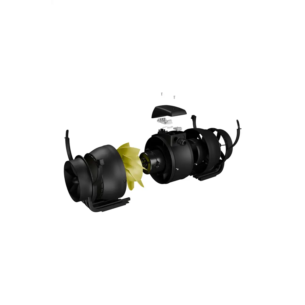 Вентилятор канальный центробежный Era Pro Mistral D125 мм 30 дБ 368 м3/ч цвет черный STLM-2026089 - Вид №1