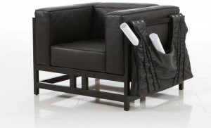 brühl Кожаное кресло с подлокотниками Easy pieces