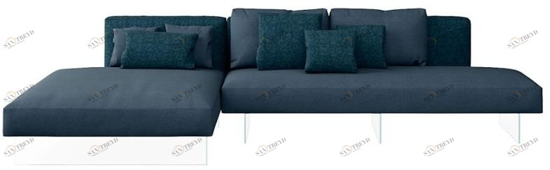 Lago Модульный тканевый диван с шезлонгом Air sun-id-1364927