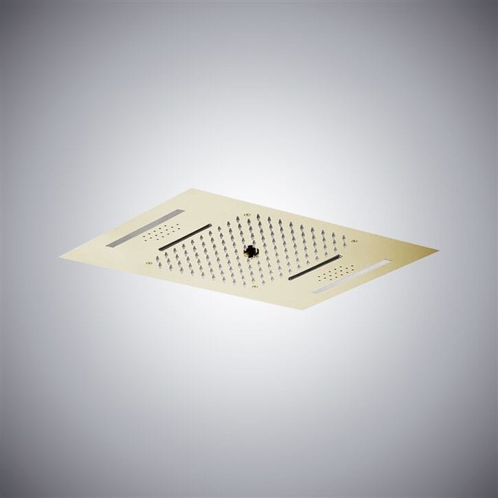 Светодиодная потолочная душевая головка из нержавеющей стали Fontana Showers Luxe Fontaine ARCH-00004624 - Вид №3