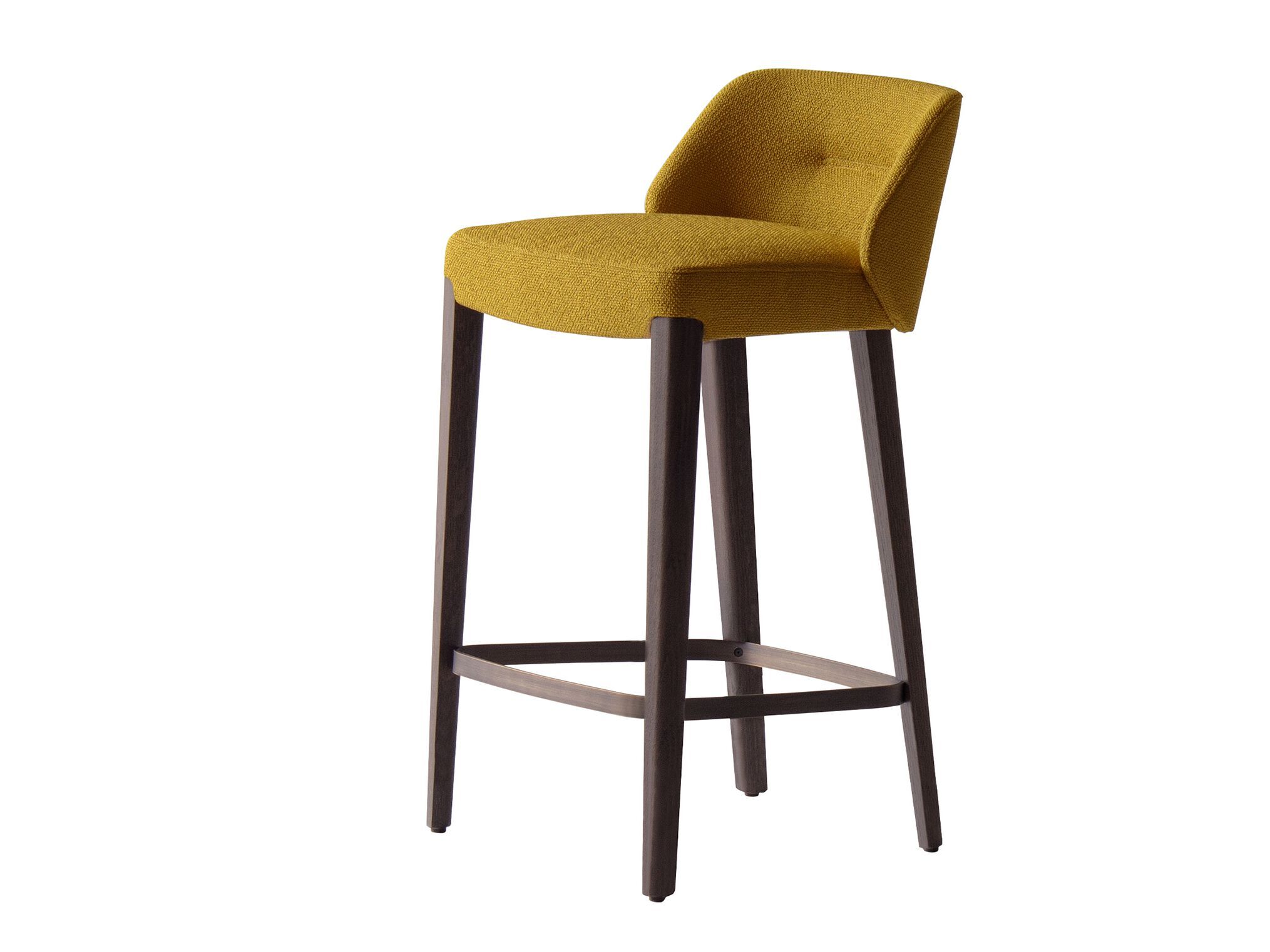 Тканевый стул со спинкой и подставкой для ног Potocco Concha ARCH-00000177