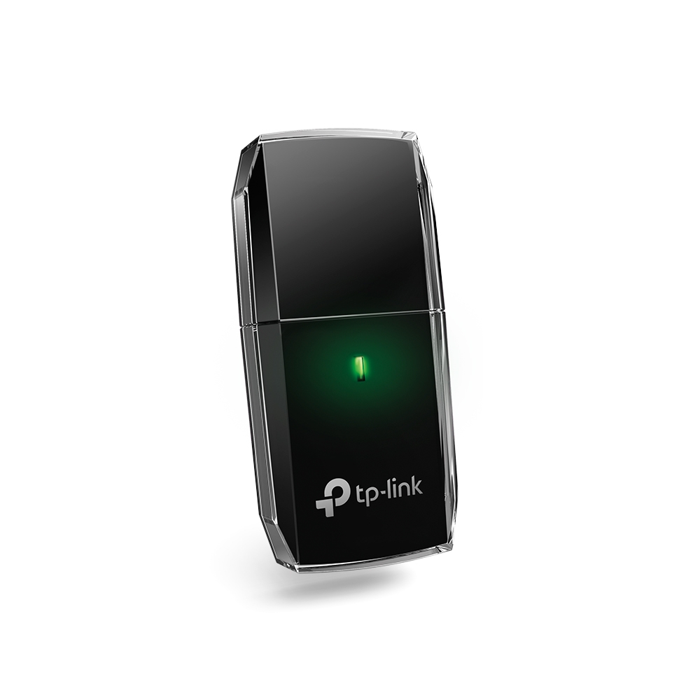 Archer T2U Ac600 dual band wireless usb 2.0 adapter, 433mbps at 5ghz + 150mbps at 2.4ghz, 802.11ac/a/b/g/n, адаптер wi-fi TP-Link Santreyd  - Вид №1