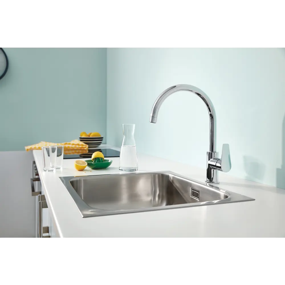 Смеситель кухонный Grohe Start Edge Loop высота 33.2 см цвет хром 82763231 STLM-2148120 - Вид №2