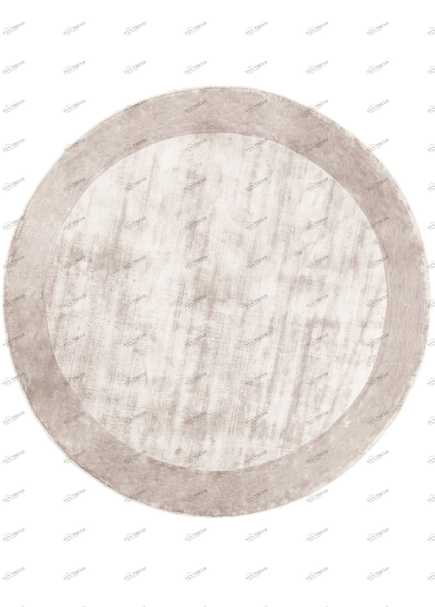 Ковер круглый серебристый 250 см Tere Silver CARPETDECOR ДИЗАЙНЕРСКИЕ, HANDMADE, ДЕТСКИЕ 00-3893103 Серебро 