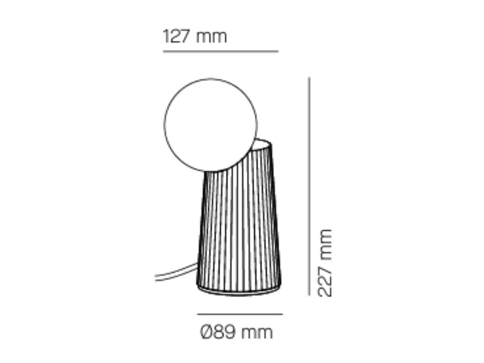 Светодиодная настольная лампа из глины Milan Iluminacion LAND ARCH-00063970 - Вид №11