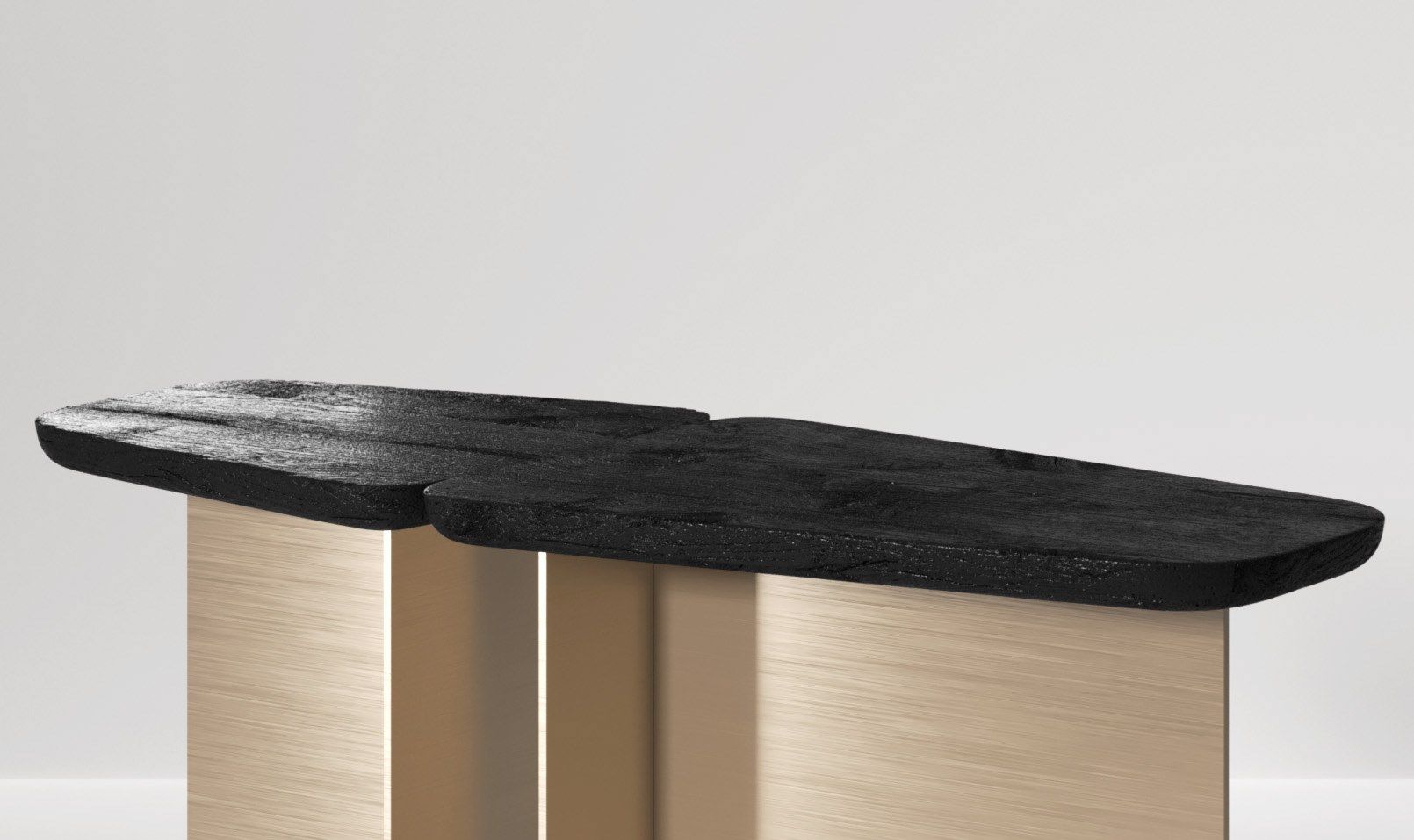 Прямоугольная консоль из дерева и металла Movimento Gallery Studio F ARCH-00117891 - Вид №2