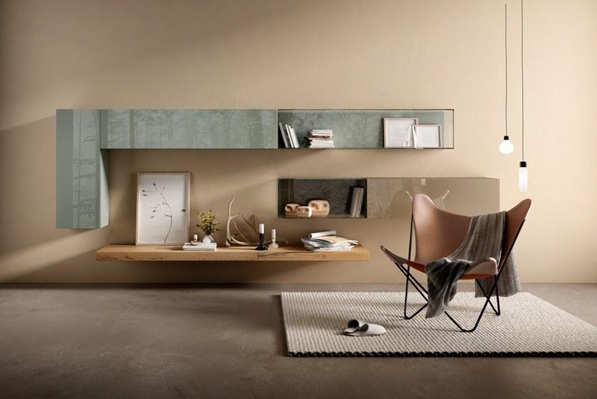 Lago Модульная стенка для хранения из дерева и стекла 36e8 sun-id-1375787 - Вид №1