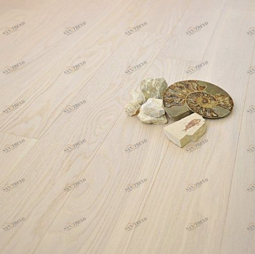 Паркет Ёлка Coswick Ренессанс Белый Иней Масло Дуб Селект (Гладкая) 647.7х107.95 мм 11401258