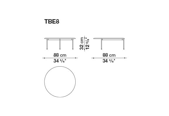 Садовый столик с столешницей из лавового камня B&B Italia Outdoor Borea ARCH-00149764 - Вид №11