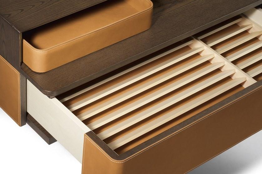 Poltrona Frau Кожаная тумба под ТВ с ящиками La collezione - mobili e complementi sun-id-1429563 - Вид №3