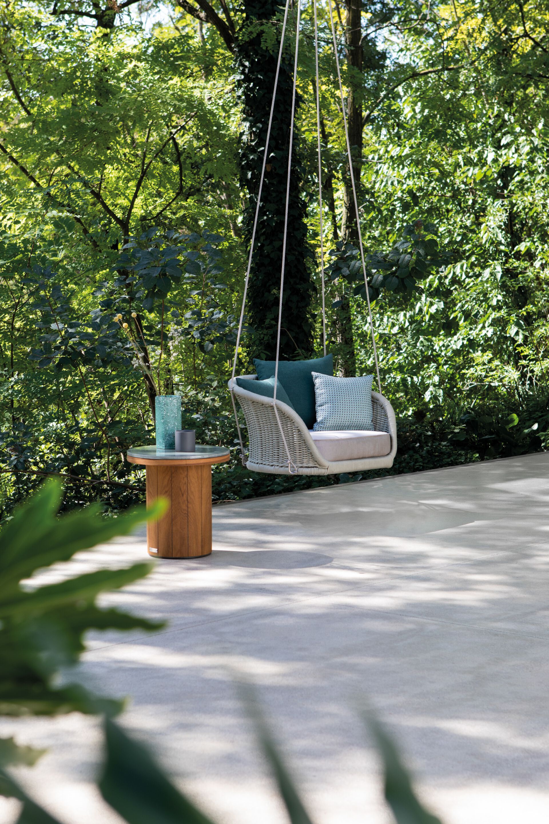 Высокий садовый стол из тикового дерева Atmosphera фрисби ARCH-00056688 - Вид №6