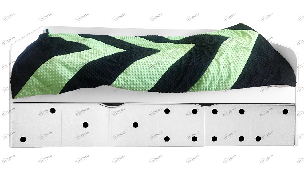 Подростковый диван-кровать с дополнительным спальным местом "Продленка" МАНДАРИН ПРОДЛЕНКА 178745 Белый Santreyd 