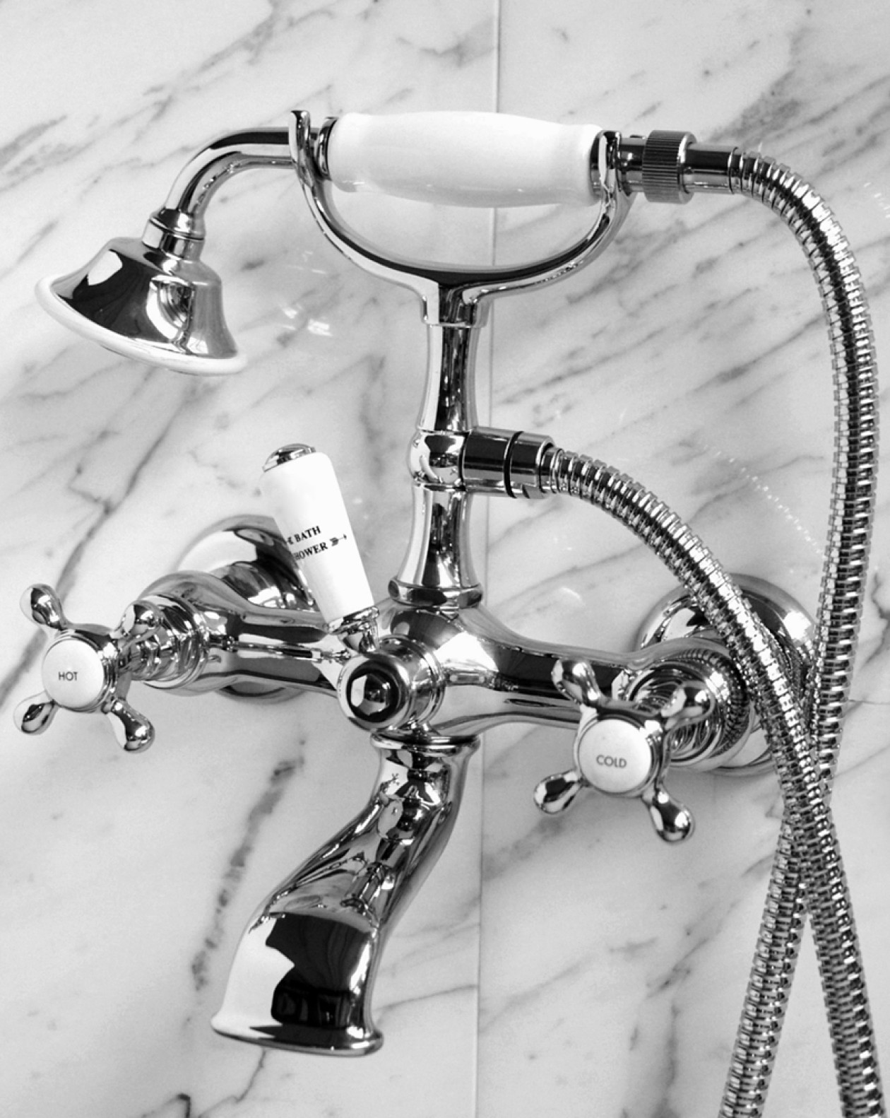 UTAU933 Кран для ванны настенный Austin Devon&Devon  - Вид №1