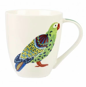 Кружка фарфоровая 500 мл белая "Неразлучник" CHURCHILL ПТИЦЫ 00-3952085 Белый