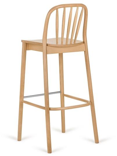 Paged Высокий штабелируемый табурет из бука Aldo Aldo h-1070 - Вид №1