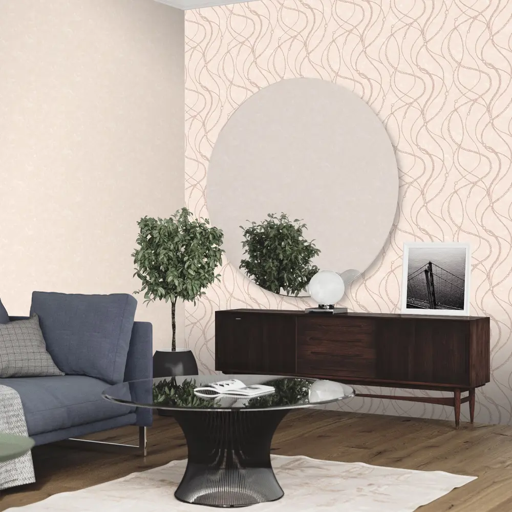 Обои флизелиновые Euro Decor Polo белые 1.06 м ED7133-01 88468822 STLM-2047384 - Вид №3
