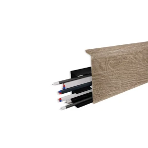 Плинтус напольный Prime ПВХ Дуб Валанс 2220x2.2x80 мм