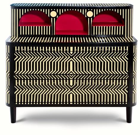 Scarlet Splendour Письменный стол с ящиками Vanilla noir sun-id-1380959 - Вид №3