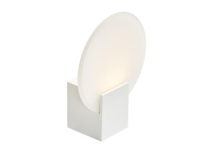 Стеклянная и пластиковая настенная лампа