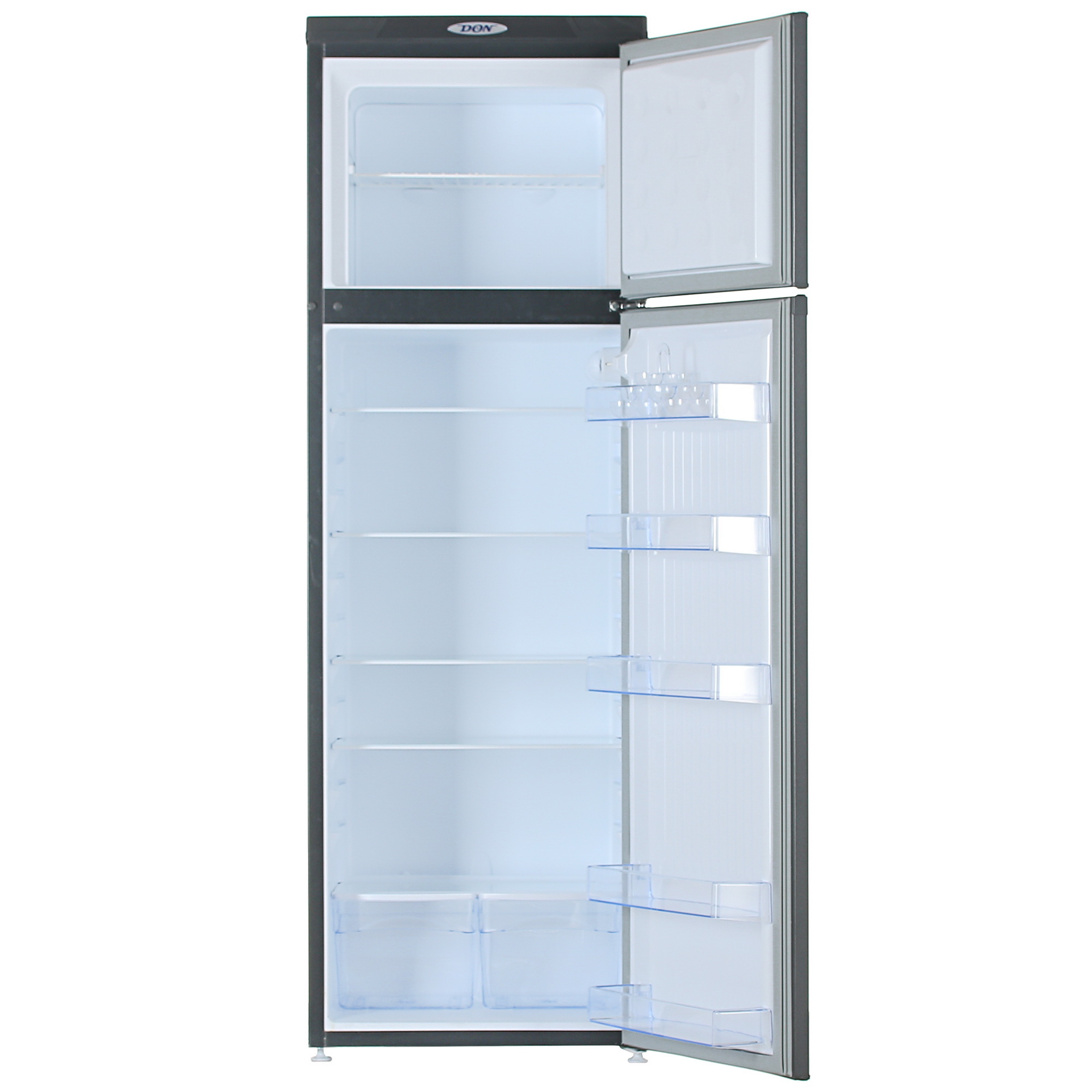 1229531 Холодильник с морозильником   DON R-236 G черный STDN-0130038 - Вид №1