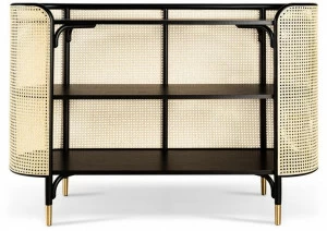 Wiener GTV Design Консоль из бука и венской соломы Mos