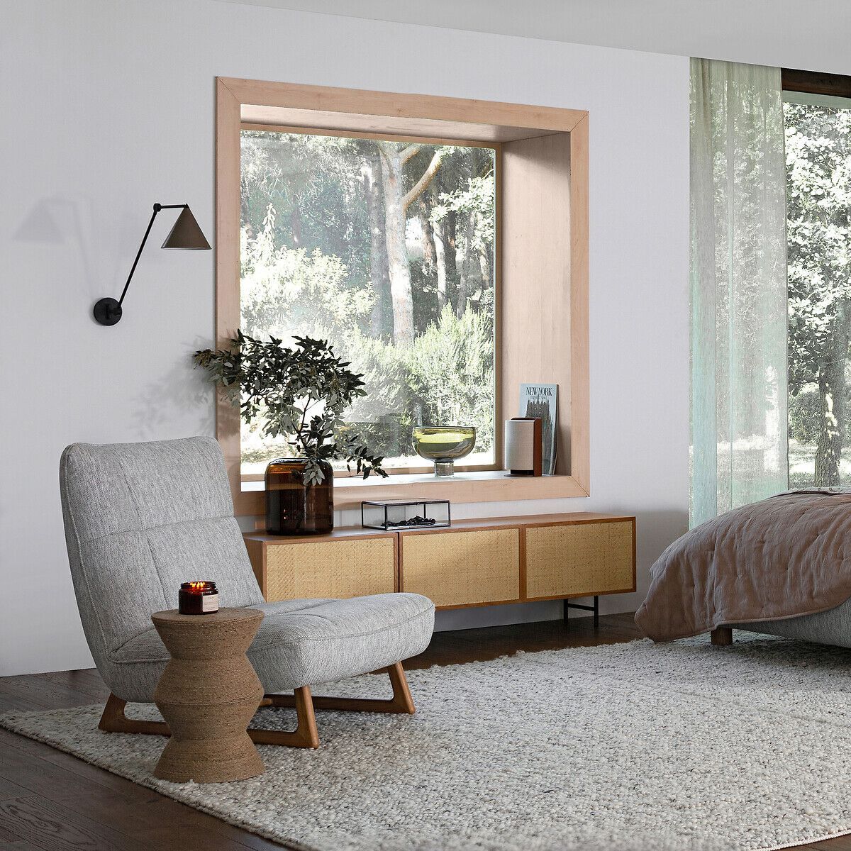 Кресло с салазками из ткани AMPM Lafar ARCH-00066051 - Вид №16