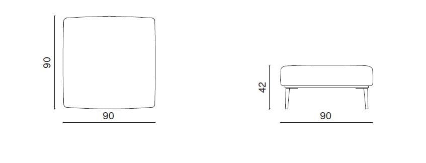 Пуф Novamobili Kubì ARCH-00051943 - Вид №2